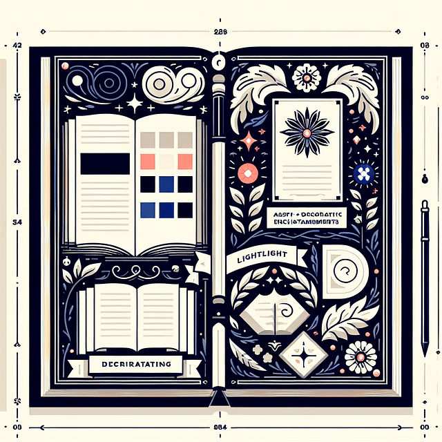 A novel page with a beautiful drop cap and decorative elements.