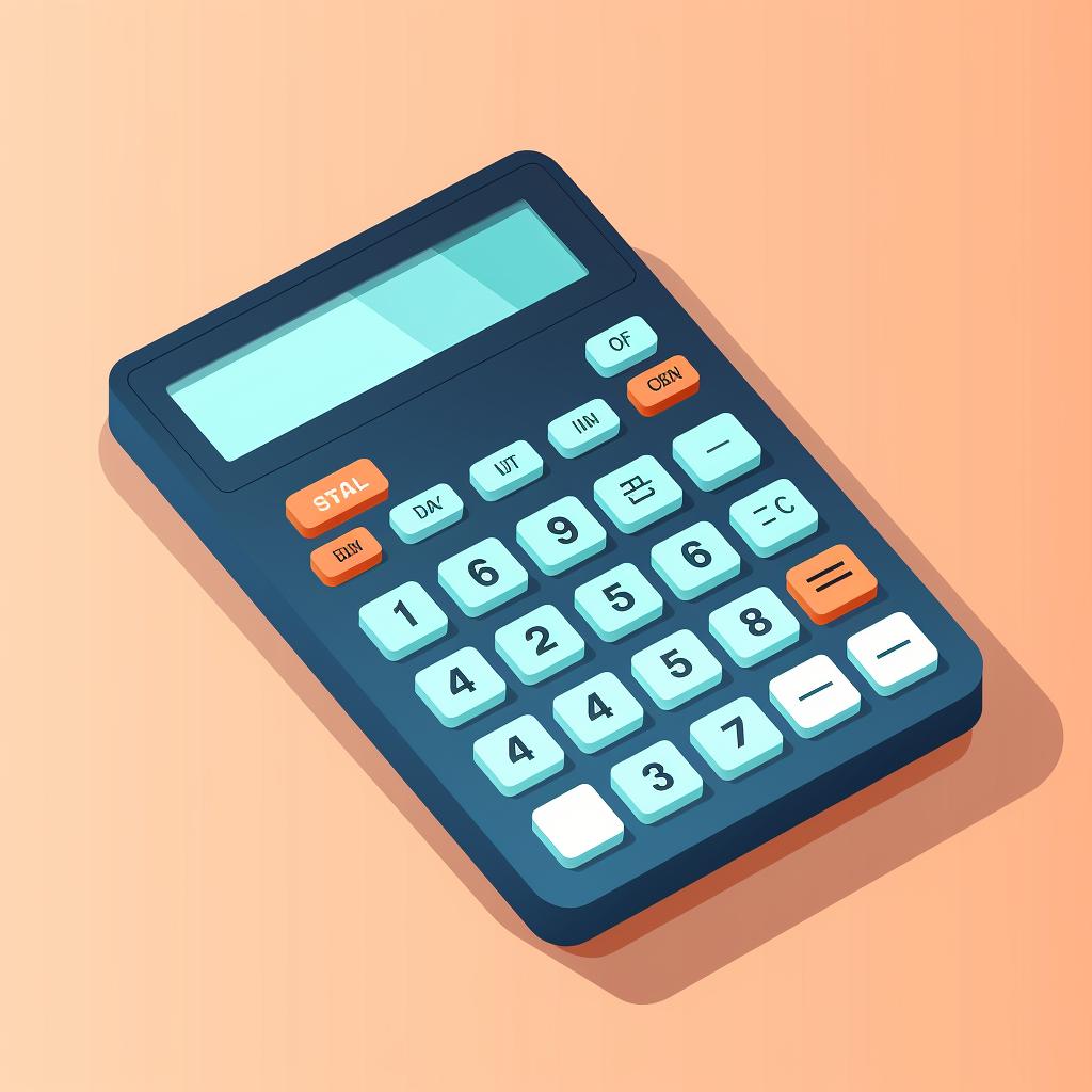 A calculator showing the division of total fixed cost by quantity of output.