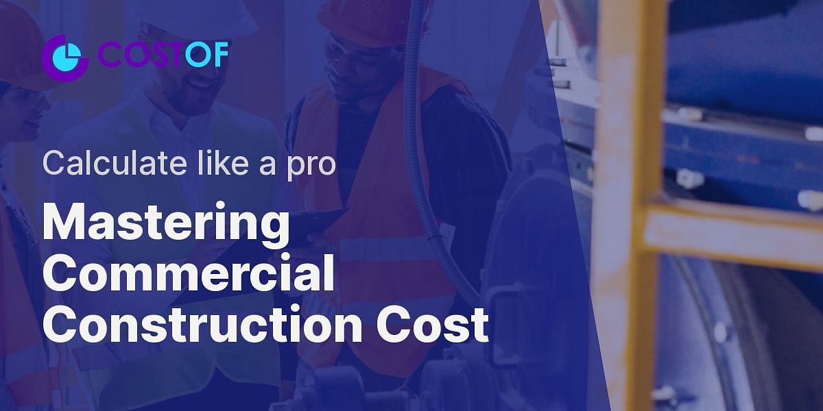 How can I calculate the average cost per square foot for commercial